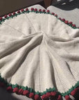 Handmade Floral Knitted Blanket bouquet