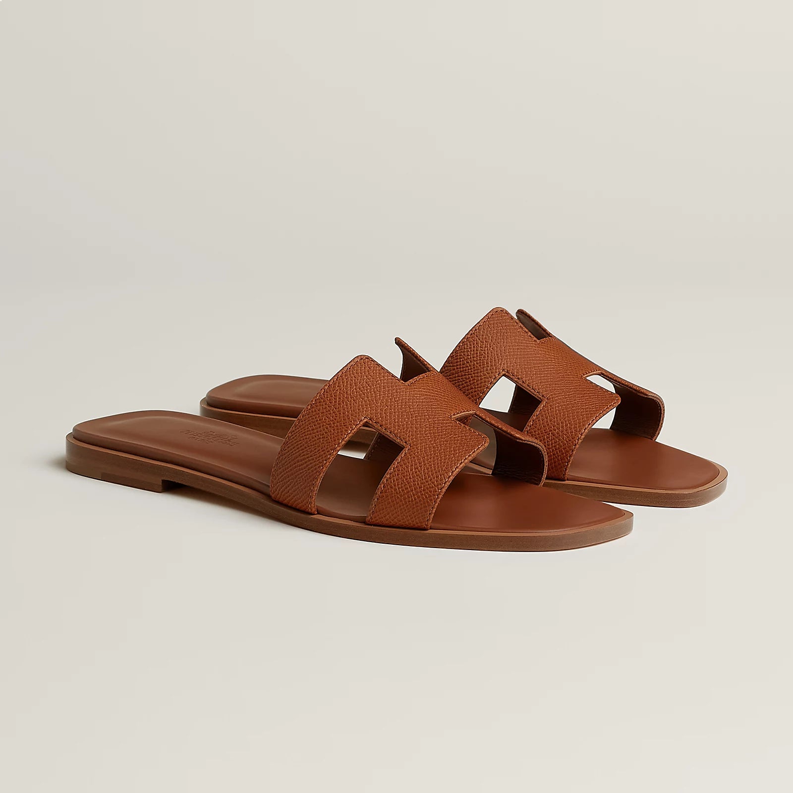 Hermes Oran Sandal in Epsom Calfskin color GOLD