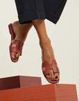 Hermes Oran Sandal in Epsom Calfskin color GOLD